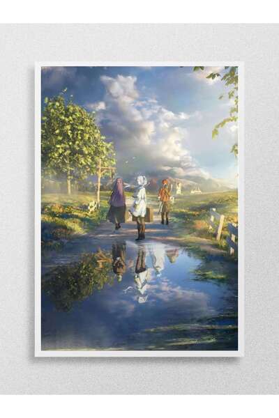 Mudi Store Sousou No Frieren Anime Poster Çerçevesiz Yüksek Kalite Anime Duva...