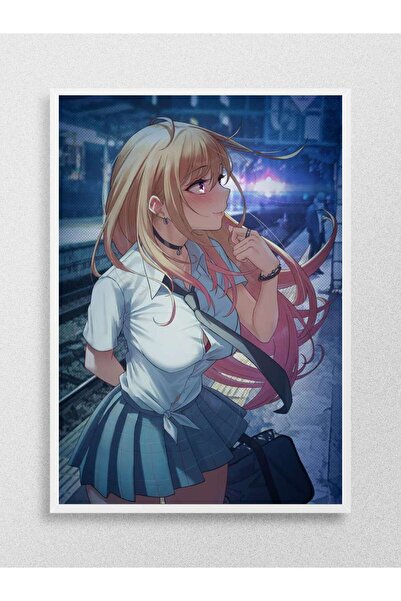 Mudi Store Kitagawa Marin Anime Poster Çerçevesiz Yüksek Kalite Anime Duvar P...