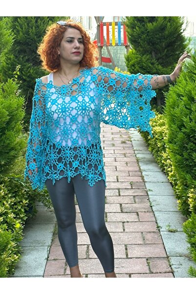 Gönülden Tasarım Ручна робота, мереживна квіткова турецька туніка для жінок, ...