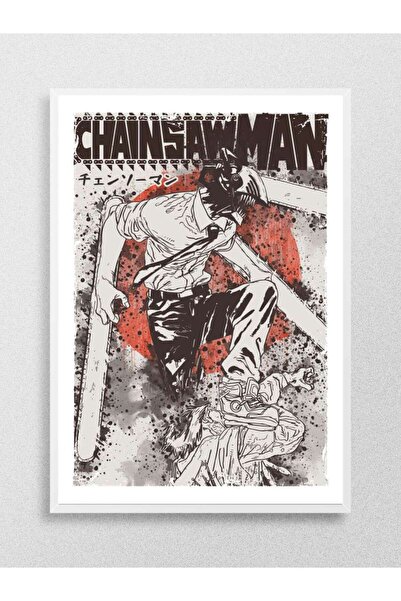 Mudi Store Chainsaw Man Anime Poster Çerçevesiz Yüksek Kalite Anime Duvar Poster