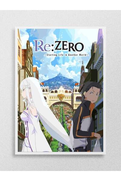 Mudi Store Re Zero Anime Poster Çerçevesiz Yüksek Kalite Anime Duvar Poster
