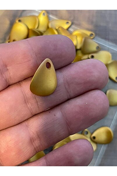 Gönülden Tasarım 1,5 Cm Mărgele Perforate Frunze Perlate Metal Colorate Galbe...