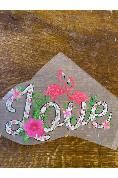 Gönülden Tasarım 20x11 Cm Imprimare care lipsește cu fier de călcat Swan Love...