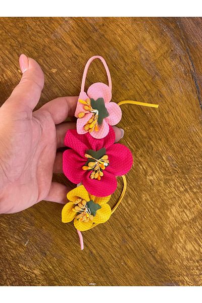 Gönülden Tasarım 15x17cm 3 Culori Design în relief cu aplicație de flori accesoriu hobby