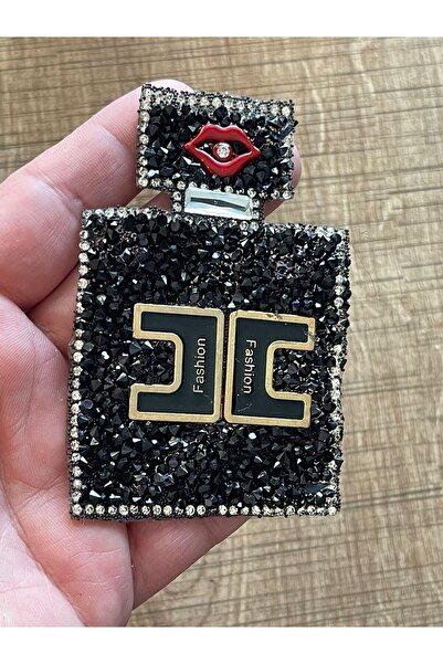 Gönülden Tasarım 9x6 εκ. Μπουκάλι αρώματος με πέτρα που κολλάει με σιδερένιο ...