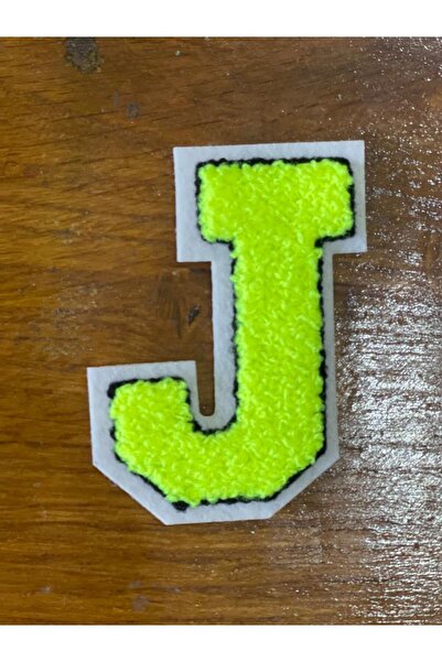 Gönülden Tasarım 8x5 cm Forfor zeleno slovo reljefno aplicirano slovo grba ši...