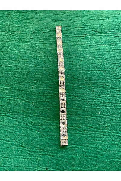 Gönülden Tasarım 25x1 Cm Ütü Ile Yapışan Zirkon Taşlı Şerit Tek Tek Keserek K...