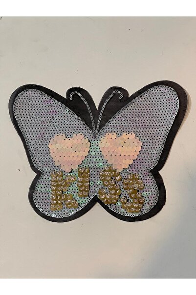 Gönülden Tasarım 17x21 cm leptir srce sa šljokicama