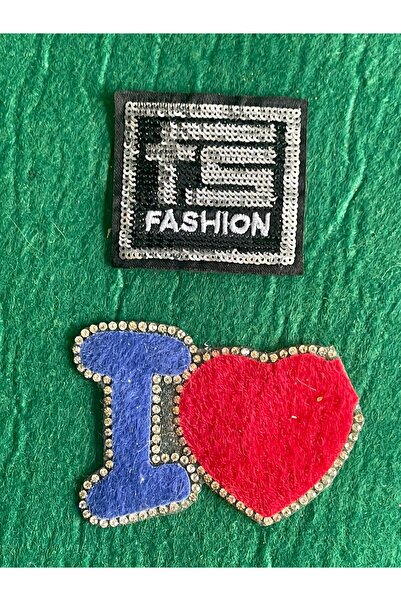 Gönülden Tasarım Lepilo za peglanje, dupli set, srce i modni aplikativni vez,...