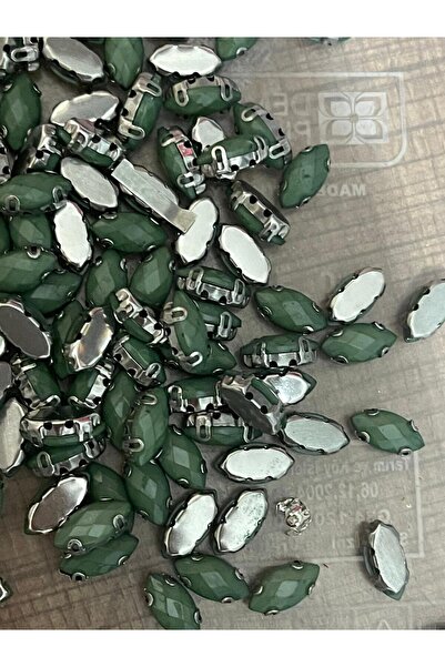 Gönülden Tasarım 1,3 cm zeleno kućište sa rupama za šivenje, pribor za šivenj...