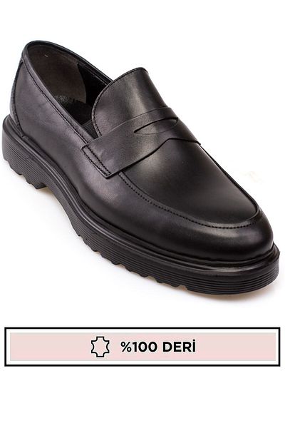 maximoda Pantofi bărbați din piele naturală, talpa Eva, foarte usoare, cu talpa inalta