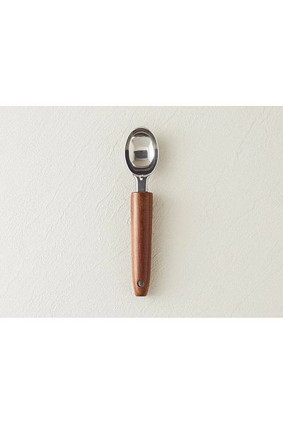 English Home Woody Thin Steel Ice Cream Spoon Kitchenware Coffee