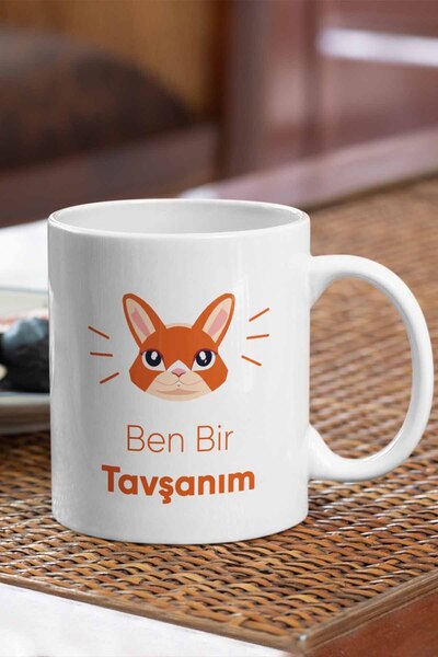 qoeuyl boutique كوب مطبوع عليه عبارة "أنا أرنب" هدية عيد ميلاد لطيفة للزوجة ا...