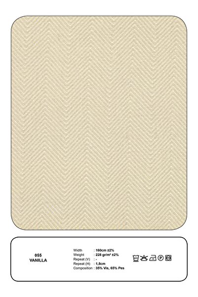 SG Premium Vanilla Balıksırtı Metre Kumaş