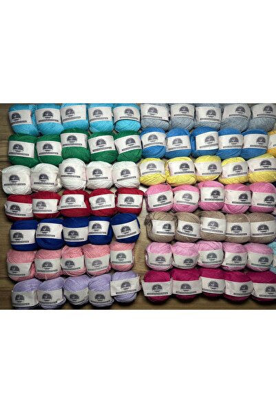 Yıldız Ticaret Premium Amigurumi Ipi Punch (PANÇ) Baby Soft Cotton 50 gr Örgü Ip 5li