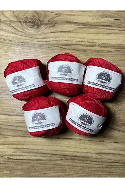 Yıldız Ticaret Premium Amigurumi Ipi Punch (PANÇ) Baby Soft Cotton 50 gr Örgü Ip 5li