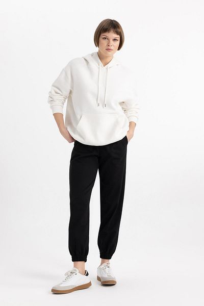 DeFacto Τυπικό μέγεθος ελαστικό πόδι μέσης Basic Straight Jogger Sweatpants U3491az24sp