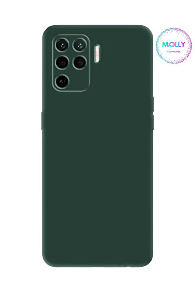 Molly Oppo Reno 5 Lite İçin Kaktüs Liquid İçi Kadife Silikon Kılıf