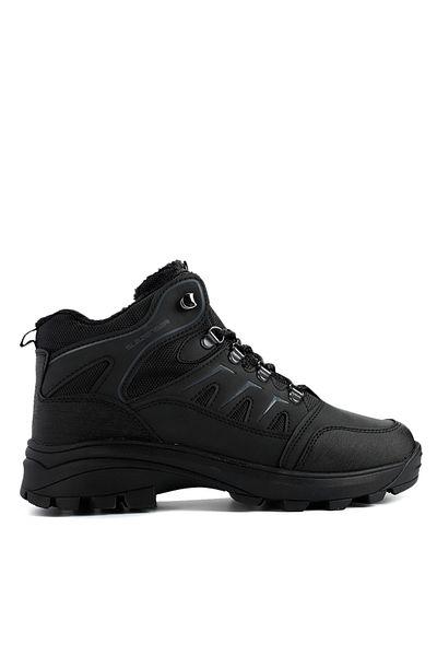 Slazenger GUFY NEW I - Ανδρικές μαύρες μπότες εξωτερικού χώρου