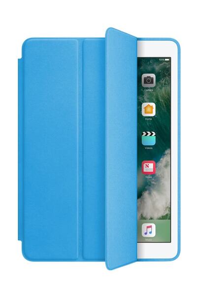 UnDePlus Apple Ipad 5 Nesil 9.7 2017 Kılıf Orijinal Deri Smart Leather Case K...