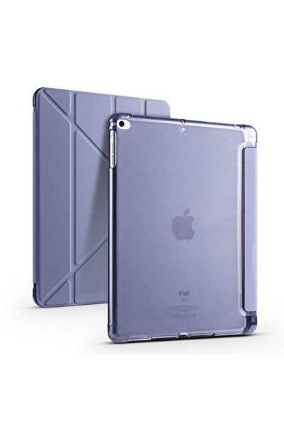 UnDePlus Apple Ipad Air 2 9.7 Kılıf Kalem Bölmeli Trifolding Case A1566 A1567