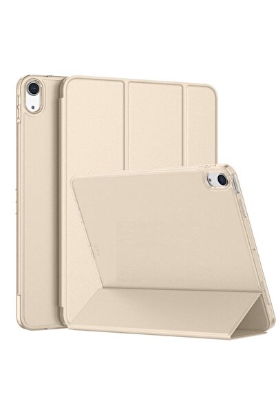 UnDePlus Apple Ipad 6. Nesil 9.7 2018 Kılıf Pu Deri Smart Case A1893 A1954 Gold