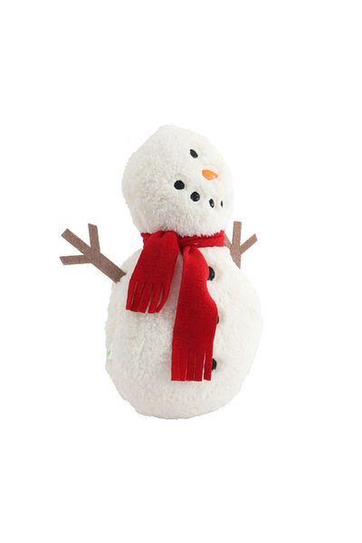 Petrichor Plush Snowman - Red Scarf Design