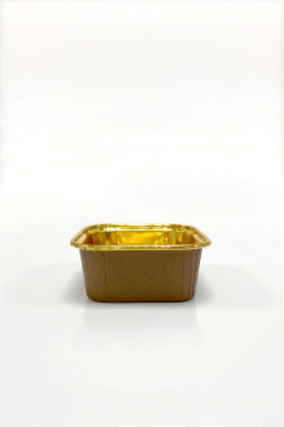 eğlencemarketi Dolphin Muffin Cake Capsule Square Brown Inside Gold 25 Pieces