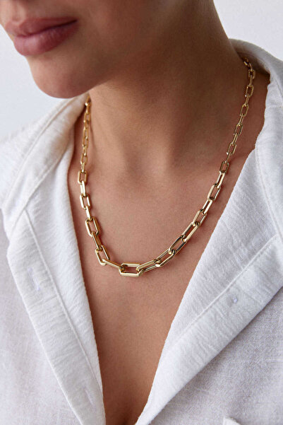 YAVUZ KUYUMCULUK 14 Ayar Altın Süzme Ataş Zincir