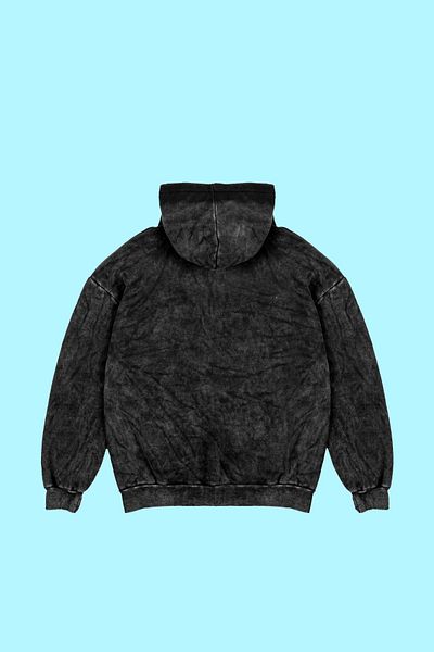 Sekizbiraltı Eternal Levitation Printed - Μαύρο Oversize Unisex Hoodie που πλένεται