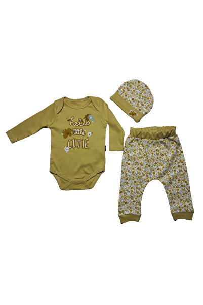Miniworld Hello Cutie Kız Bebek 3'lü Zıbın Takımı