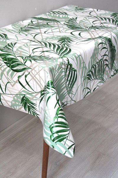 DDHOME Lined Erasable PVC Oilcloth Tablecloth 204-A
