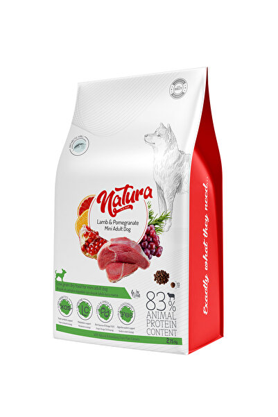 Natura Pet Natura LowGrain Mini Adult Dog Food with Lamb & Pomegranate 2,75kg