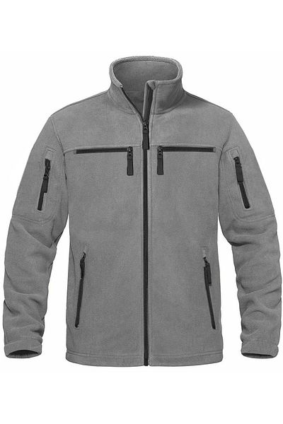 GHASSY CO. Ghassy Co. Warm Tactical Sport Multi 6 Pocket Functional Thermal Fleece Jacket
