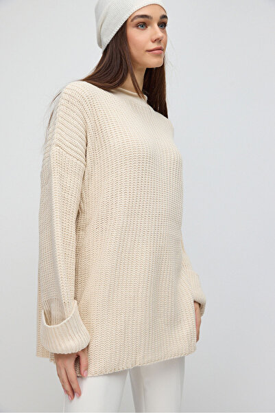 No Matter What Standard Size Oversize Knitwear Sweater