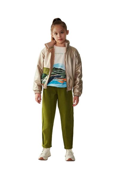 nk kids معطف التخييم للفتيات