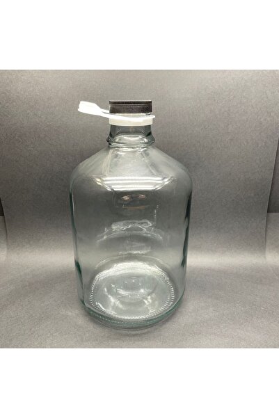 Pause Art Home 4500 CC CAM DAMACANA - 4,5 LİTRE CAM ŞİŞE - SİYAH KAPAKLI - SI...