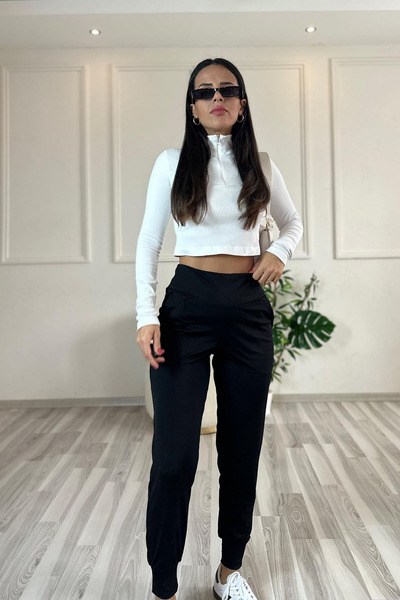 style of style Dalgıç kumaş ultra esnek eşofman altı