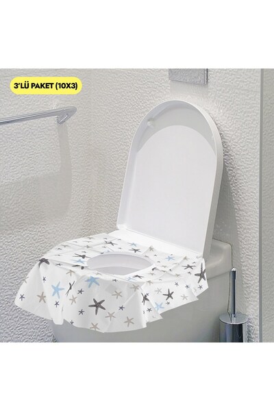 Babyjem Atılabilir Klozet Örtüsü 3'lü (10X3)