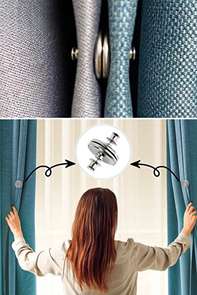 Buffer ® Curtain and Fabric Fastening Magnet 2 Pieces