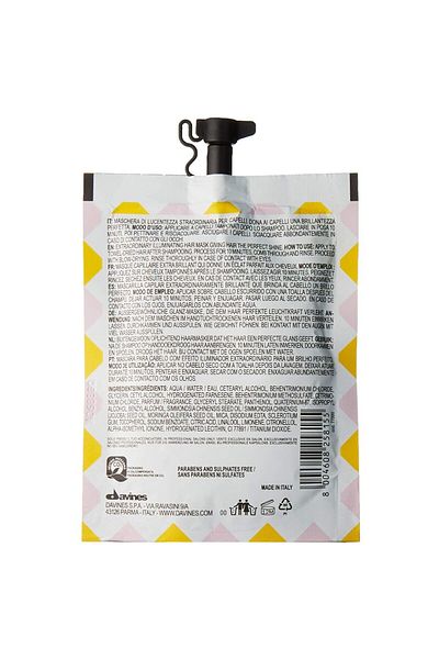Davines Davines the Spotlight Circle - 50 ml Vegan Natural Hair Mask, Sulfate Free and Paraben Free