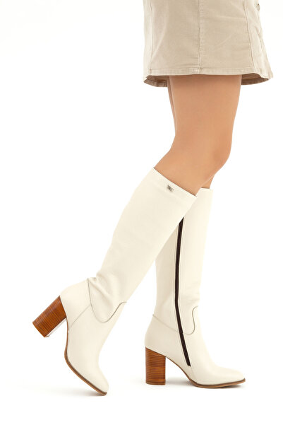 Tamer Tanca Kadın Hakiki Deri Klasik Çizme 33 10955 Bn Czm Sk22/23