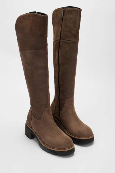 Tamer Tanca Kadın Hakiki Deri Casual Çizme 33 38503 C Bn Czm Sk 22/23