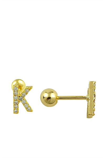 Çlk Accessories ثقب حرف الذهب - K HarfPiercing