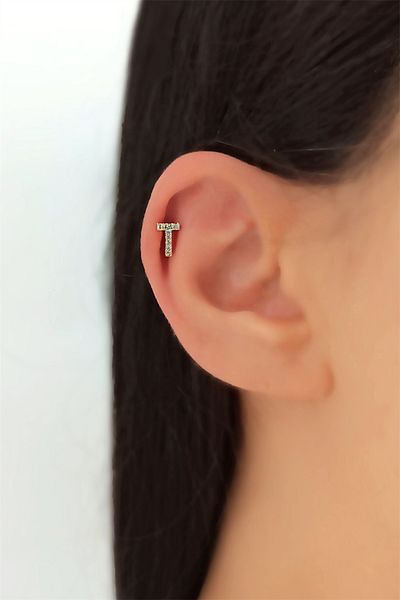 Çlk Accessories ثقب حرف الذهب - T HarfPiercing