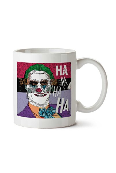 ART HEDİYE كوب جوكر 3 ها ها ها مطبوع على الجانبين