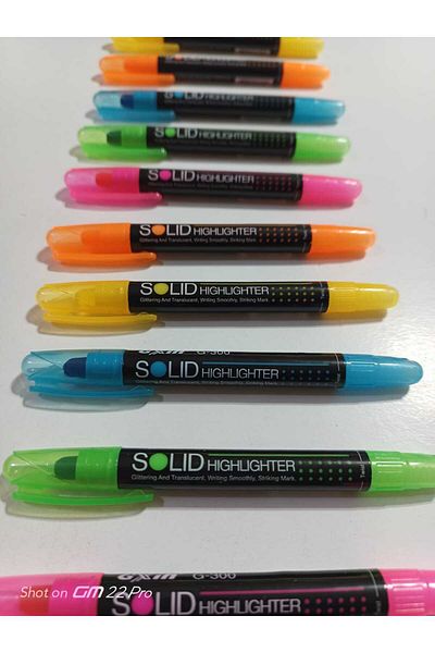 Mikro 5 Color Highlighters 10 Pcs/Set