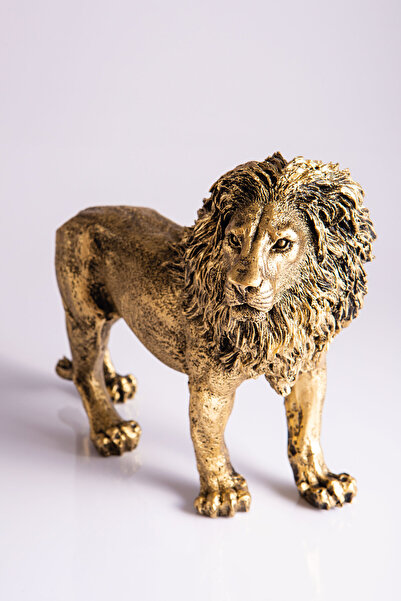 tprkartdesign Aslan Dekoratif Biblo Heykel