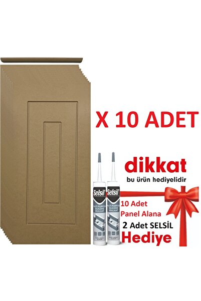 varje 10 Adet Dekoratif Duvar Paneli 50 X 100 Cm Boyanabilir Ahşap 10 Mm Ham Mdf Duvar Paneli