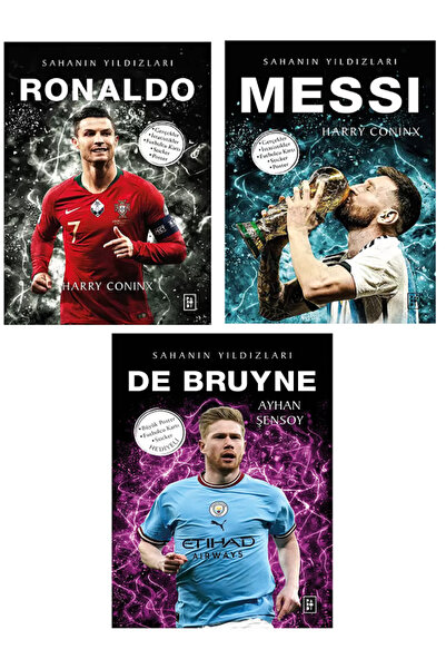 Parodi Yayınları Sahanın Yıldızları RONALDO - MESSİ - DE BRUYNE ( Futbolcu Ka...